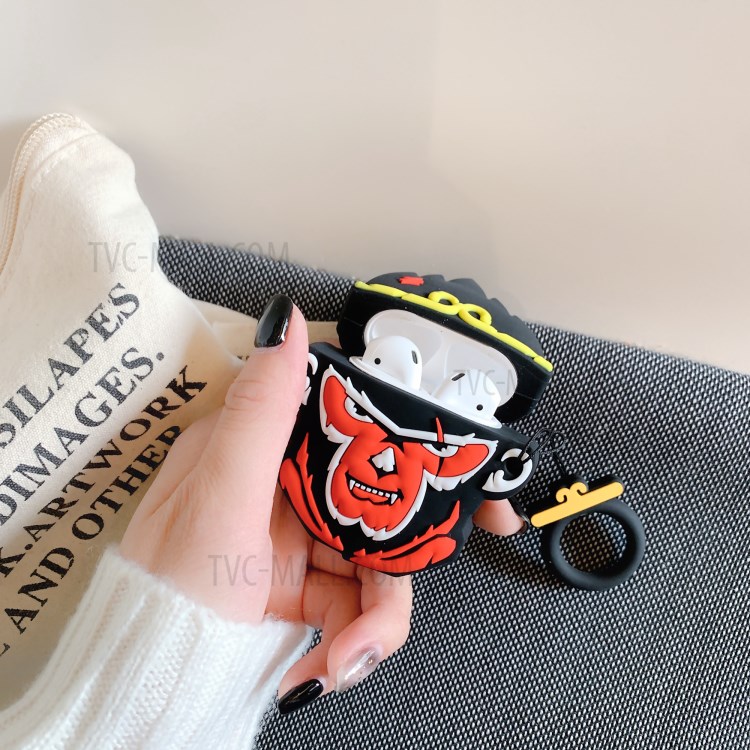 Cartoon Silicone Case for Apple AirPods with Wireless Charging Case (2019) / AirPods with Charging Case (2019) (2016) - Sun WuKong-4