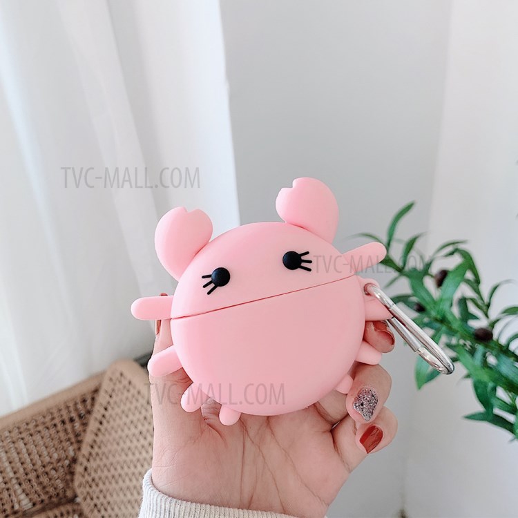 Cartoon Crab Shape Silicone Protective Case for Apple AirPods Pro-10