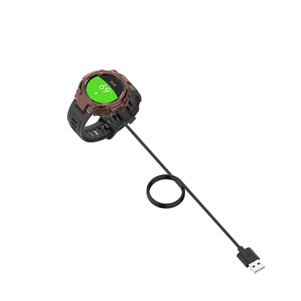 Cabo USB 1m Carga Magnética Doca Berço Para Amazfit T-rex A1918 / GTR 42 Milímetros / GTR 47 Milímetros / Gts-12