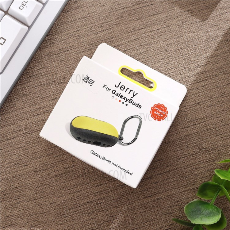 Clear Soft TPU Protective Case for Samsung Galaxybuds+ - Blue-5