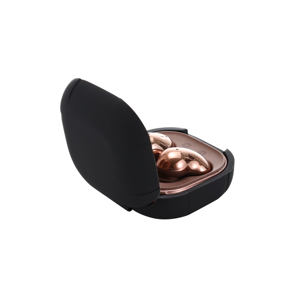 Silicone Protector Earphones Case for Samsung Buds Live - Black-5