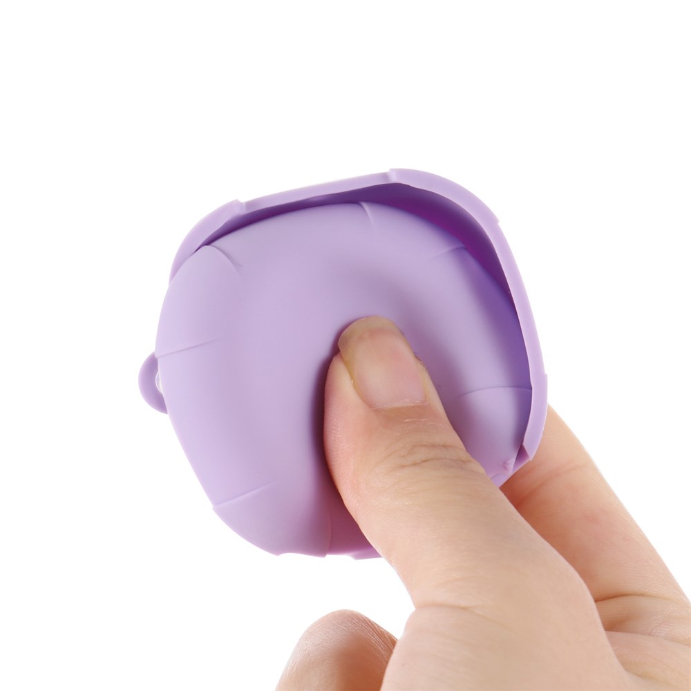 Cas D'écouteurs De Protecteur De Silicone Pour Les Bourgeons Samsung En Direct - Mauve-7