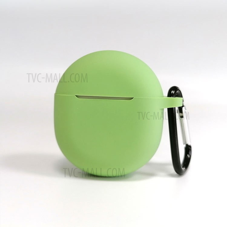 Silicone Protective Case Headsets Accessories for OnePlus Buds - Light Green-3