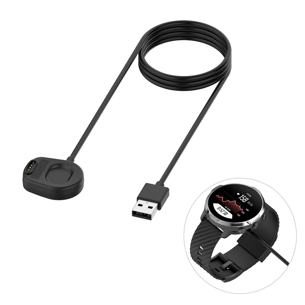 Magnetic USB Charging Cable Data Sync Cord 100cm for Suunto 7 Smart Watch-1