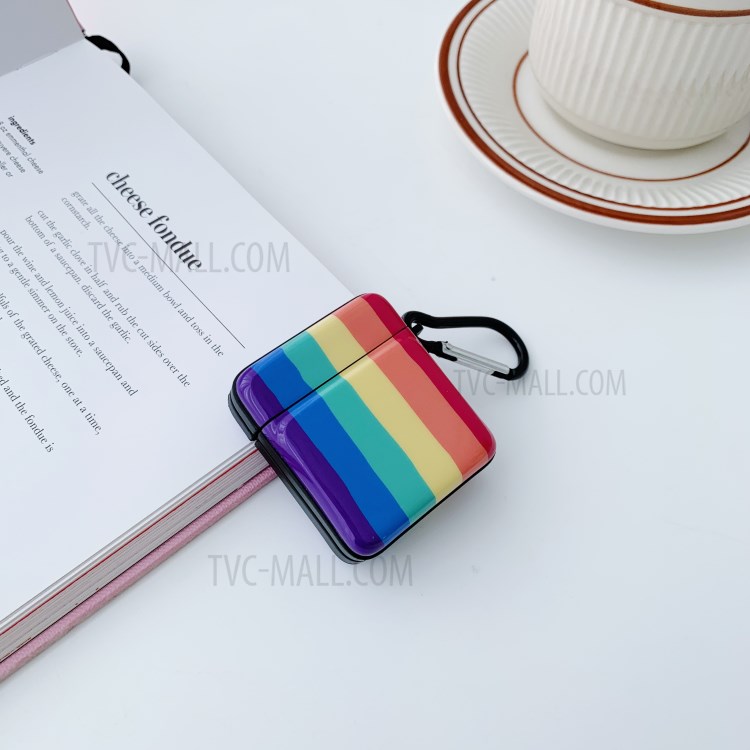 Rainbow Pattern IMD TPU Protective Case for Apple AirPods with Charging Case (2016)/(2019)/Wireless Charging Case (2019)-5