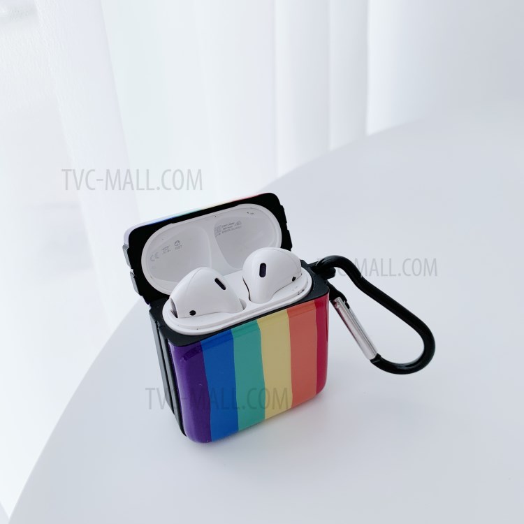 Rainbow Pattern IMD TPU Protective Case for Apple AirPods with Charging Case (2016)/(2019)/Wireless Charging Case (2019)-7