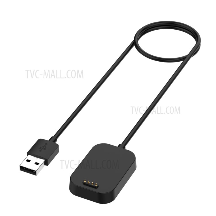 1M USB Charger Dock Cable Cord for Disney Verizon Gizmowatch - Black-1