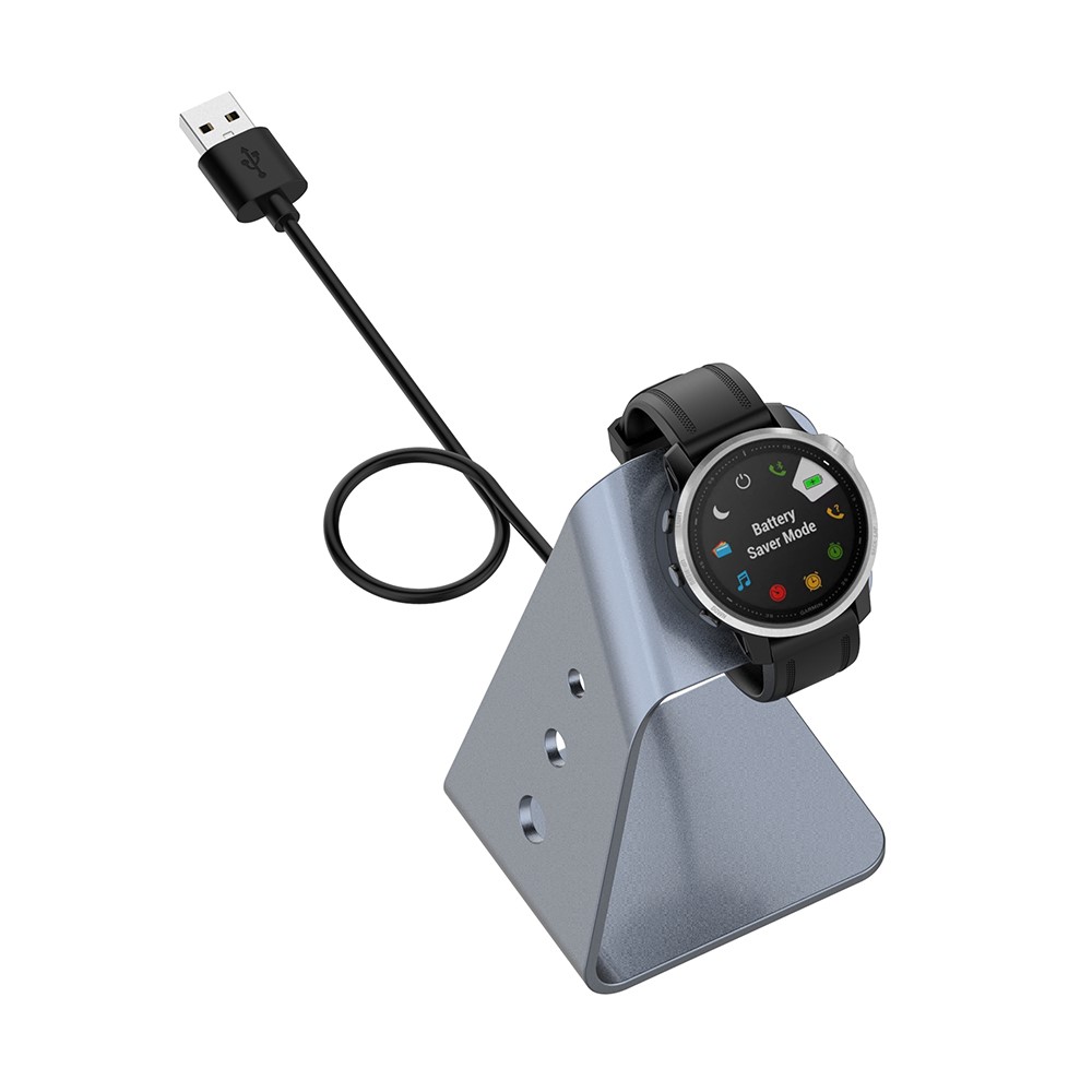 Charging Dock Stand Station Cradle Holder with 1.5M USB Cable for Garmin Forerunner 745/Fenix 6/Fenix 6X/Fenix 6S - Grey-7