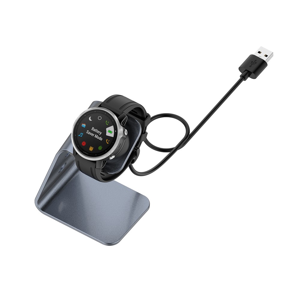 Charging Dock Stand Station Cradle Holder with 1.5M USB Cable for Garmin Forerunner 745/Fenix 6/Fenix 6X/Fenix 6S - Grey-8