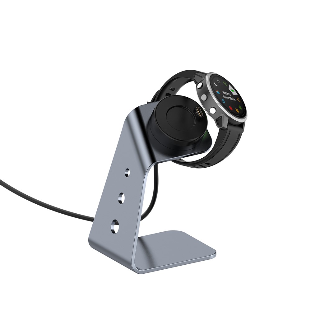 Charging Dock Stand Station Cradle Holder with 1.5M USB Cable for Garmin Forerunner 745/Fenix 6/Fenix 6X/Fenix 6S - Grey-9