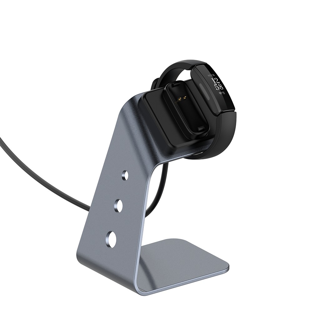 Charging Cradle Dock Holder with 1.5M USB Cable for Fitbit Inspire 2 - Grey-10