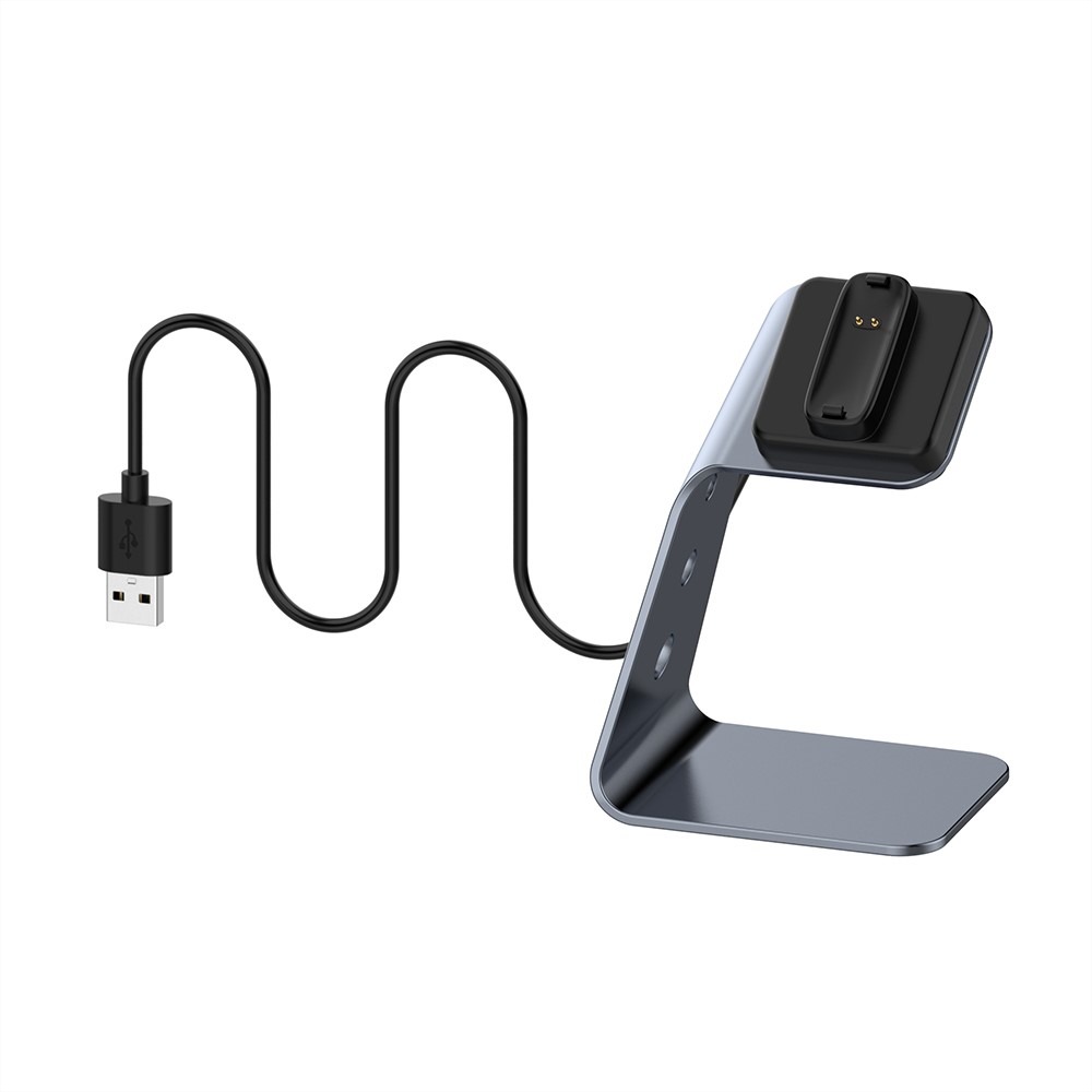 Charging Cradle Dock Holder with 1.5M USB Cable for Fitbit Inspire 2 - Grey-12