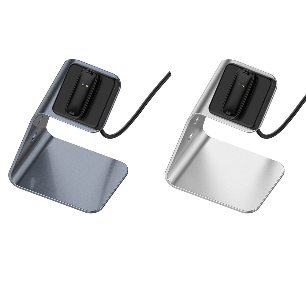 Charging Cradle Dock Holder with 1.5M USB Cable for Fitbit Inspire 2 - Grey-14