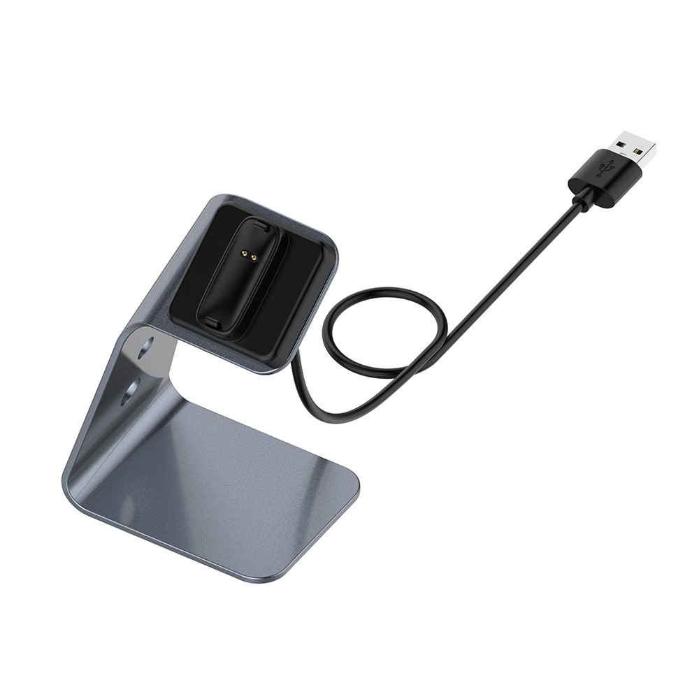 Charging Cradle Dock Holder with 1.5M USB Cable for Fitbit Inspire 2 - Grey-2