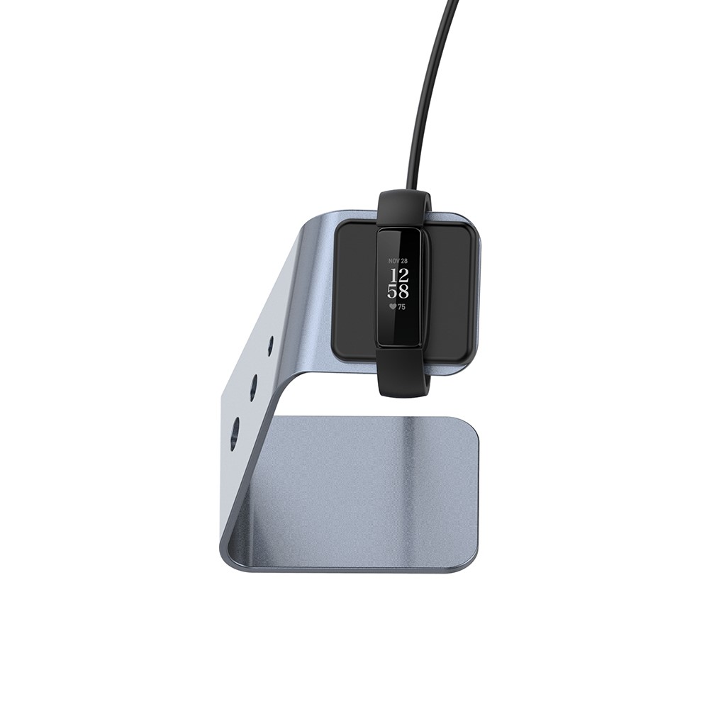 Charging Cradle Dock Holder with 1.5M USB Cable for Fitbit Inspire 2 - Grey-5