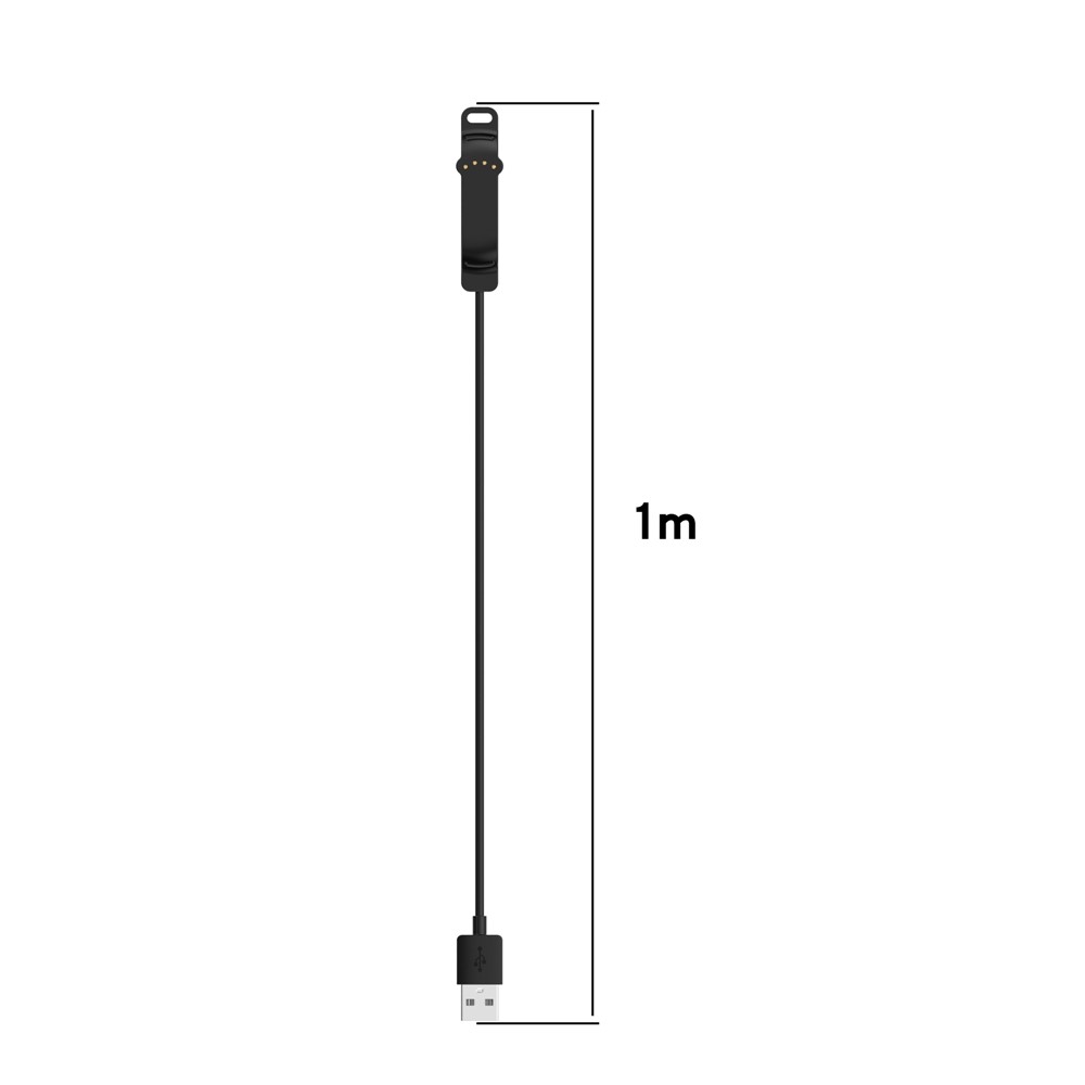 1.0M USB Charging Cable without Magnet Smart Watch Charger for Polar Unite - Black-9