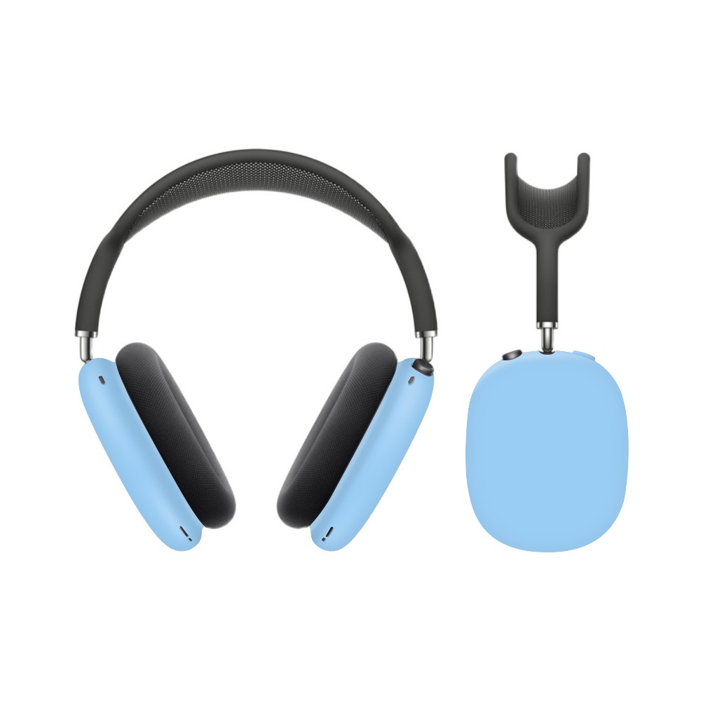 Skin-Touch Silicone Protective Case for AirPods Max with USB-C / Max Cover - Blue