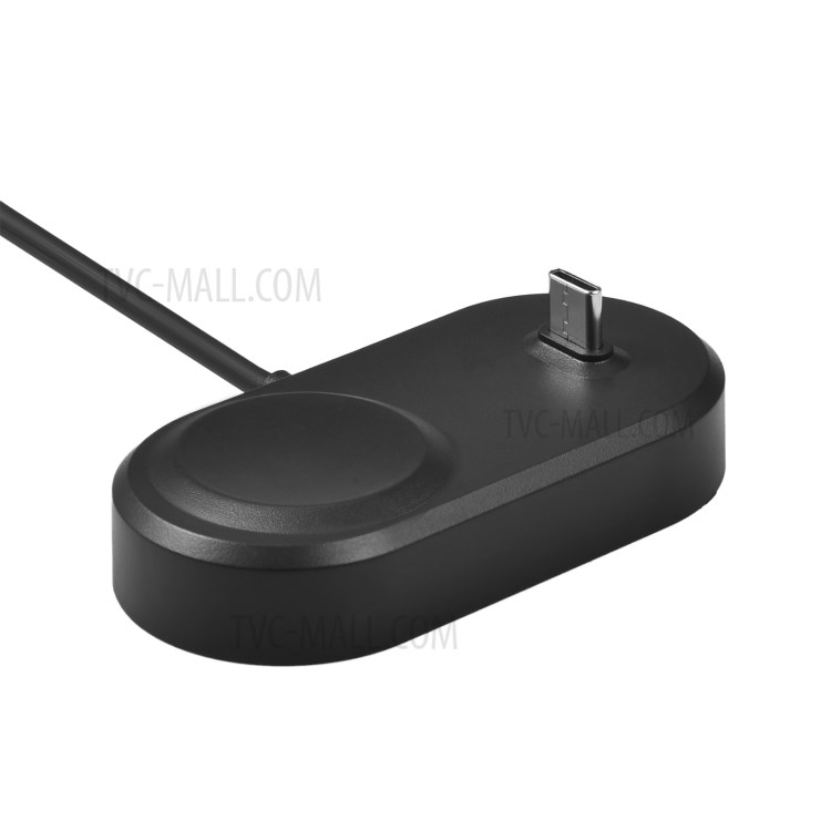 2-in-1 Type-C and USB Charger Dock Station for Samsung Galaxy Watch Active/Watch3-12