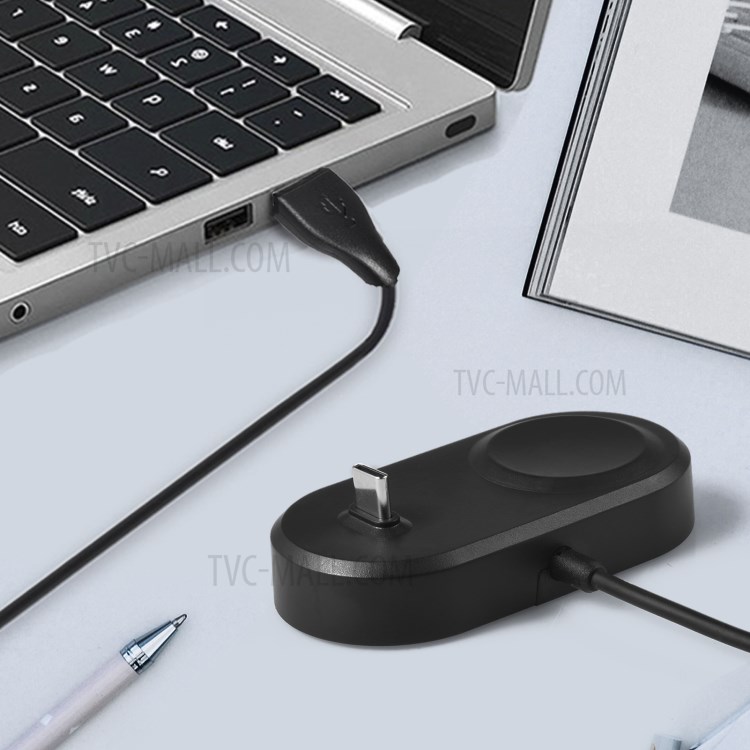 2-in-1 Type-C and USB Charger Dock Station for Samsung Galaxy Watch Active/Watch3-14