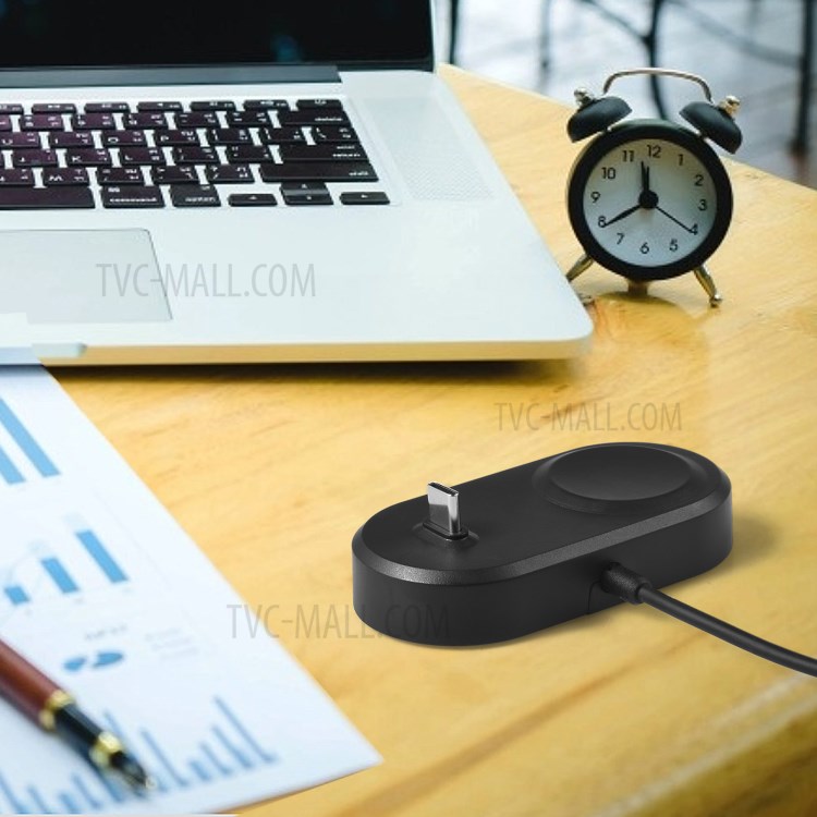 2-in-1 Type-C and USB Charger Dock Station for Samsung Galaxy Watch Active/Watch3-16