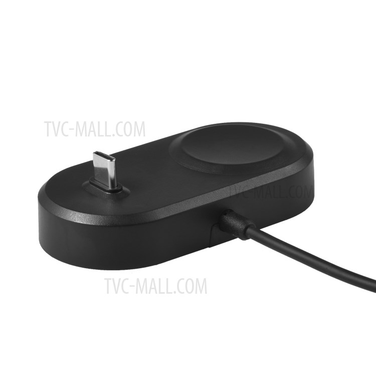 2-in-1 Type-C and USB Charger Dock Station for Samsung Galaxy Watch Active/Watch3-8