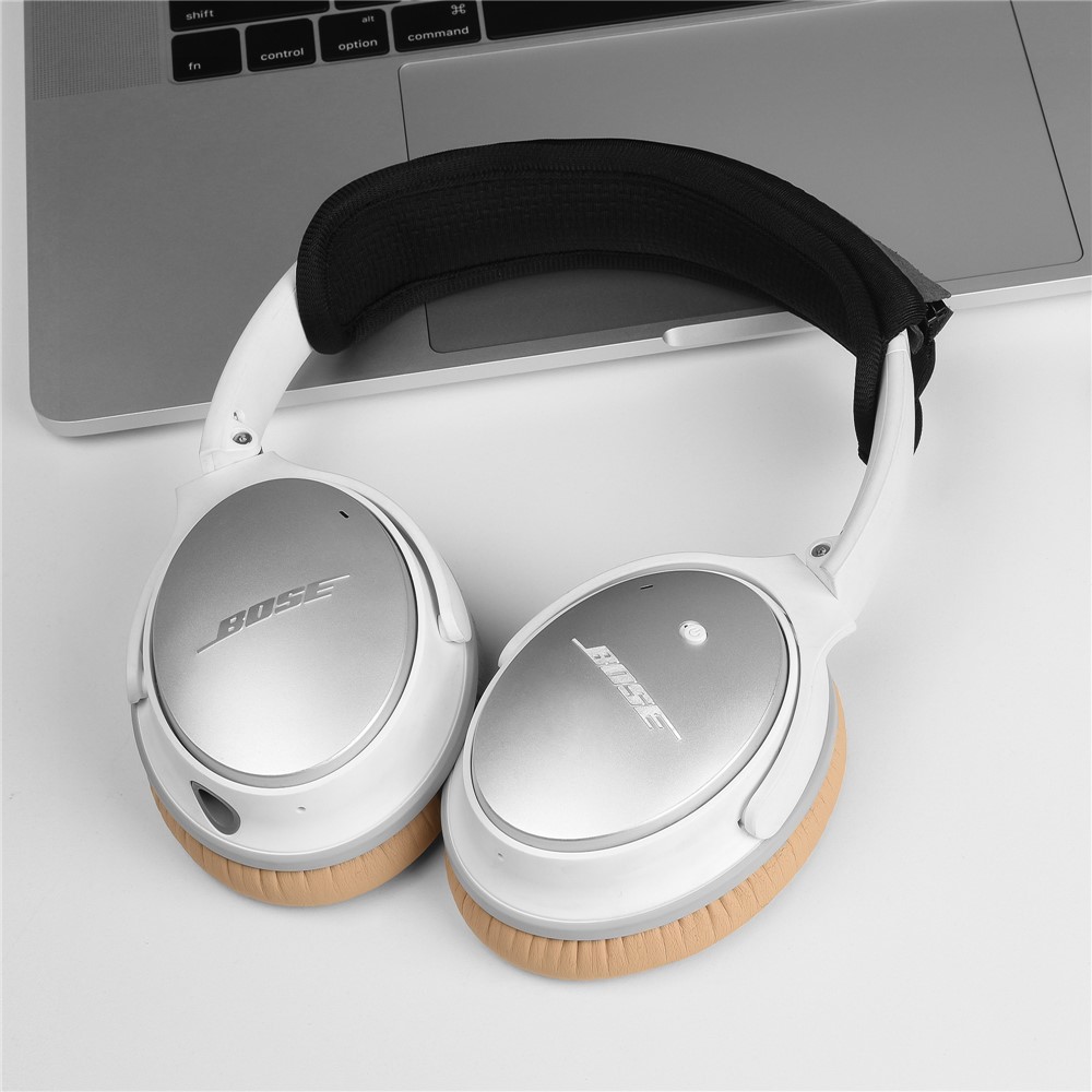 Headset Weiche Stirnbandkopfstrahlkissenkissen-Schutzabdeckung - Schwarz / Größe: L-8