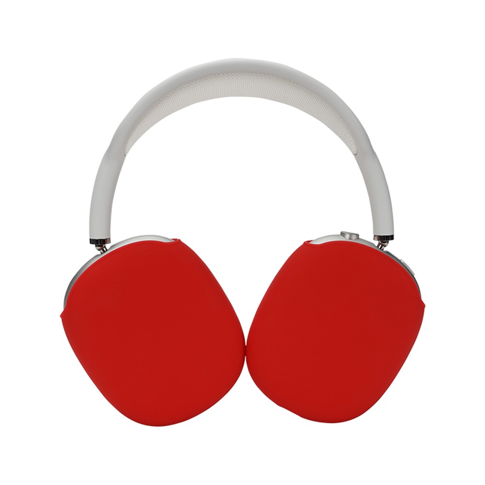 Drop Proof Silicone Protective Case for Airpods Max Dustproof Cover - Red-1