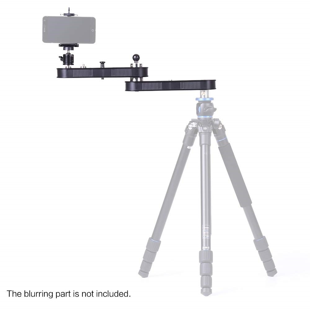Mini Camera Track Slide Rail Crane Jib 4X Extention Distance 24cm to 70cm-4