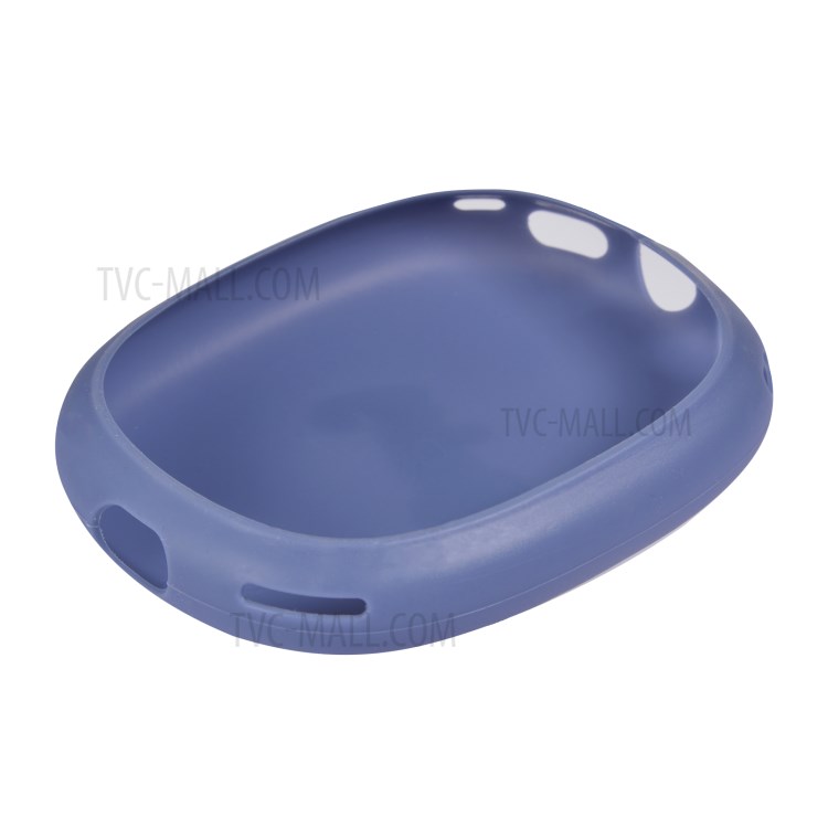 Silicone Cartoon Earmuff Protective Cover for AirPods Max Bluetooth Headset - Baby Blue + Cow-6