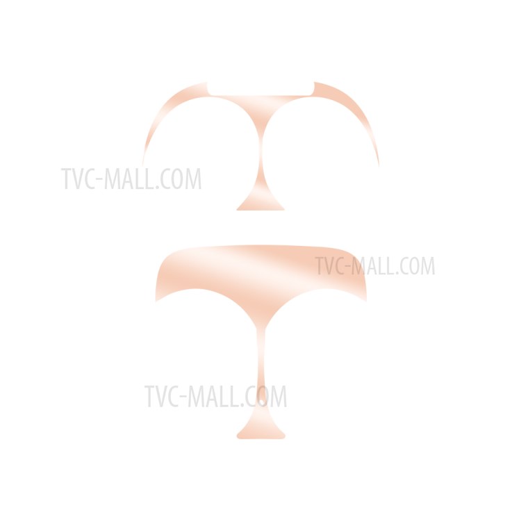 Dustproof Metal Protective Sticker for Samsung Galaxy Buds Pro - Rose Gold-1