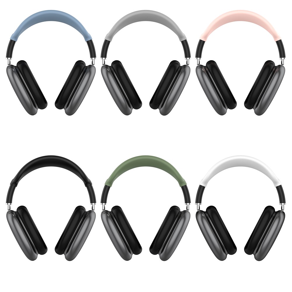 Silicone Headphone Headband Cover Replacement Cushion for AirPods Max - Black-9