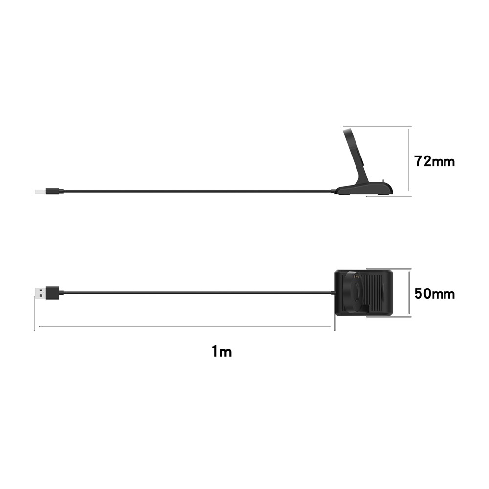 Adaptador Magnético Da Estação Do Dock Do Carregador Do Carregador De 1m USB Para O Relógio Inteligente Do TICWATCH PRO3-11