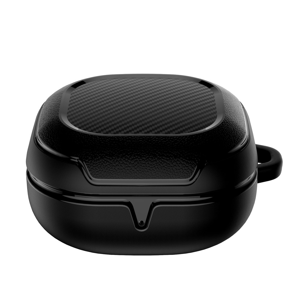 Anti-lost Wireless Earphones Protective Cover Case Charging Box for Samsung Galaxy Buds Pro / Live - Black-4