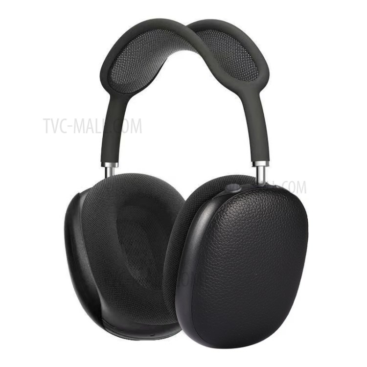 Genuine Leather Litchi Texture Headphone Protective Case Cover for Airpods Max - Black-2