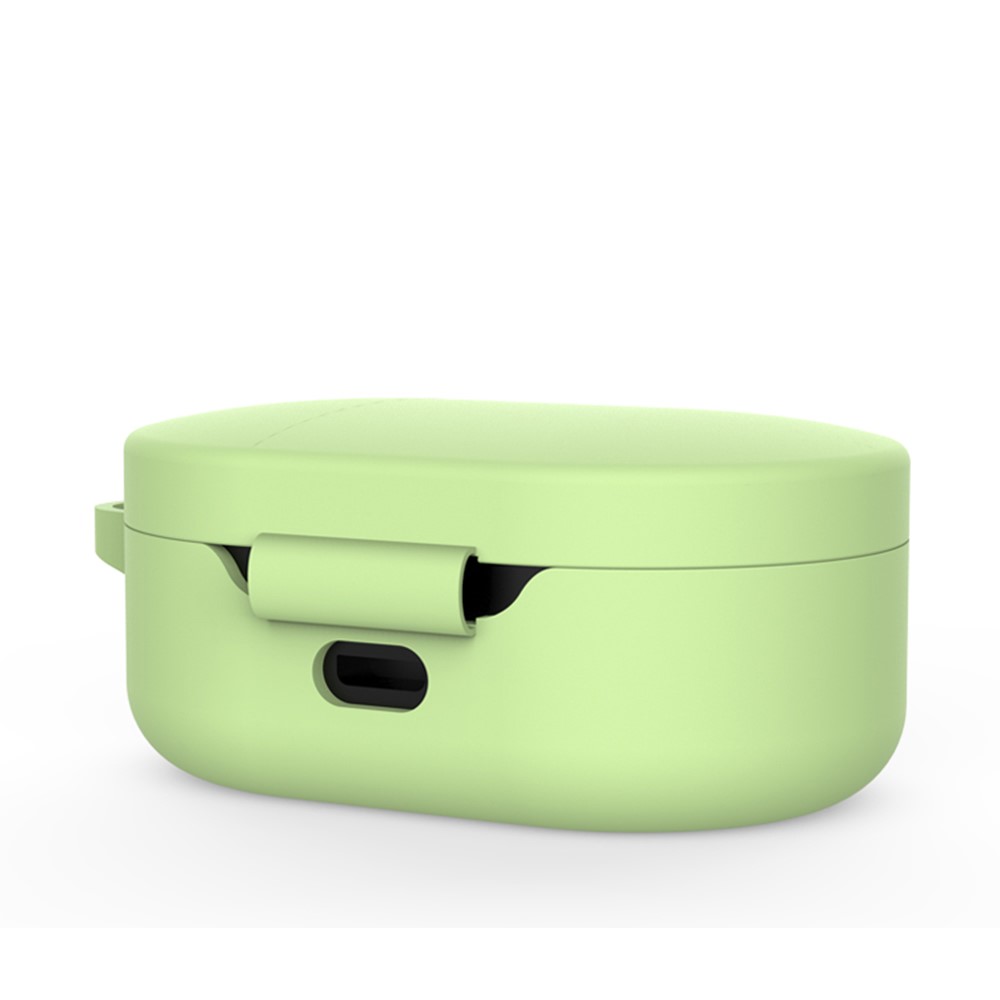 Funda Protectora De Silicona De Auriculares Bluetooth Con Gancho Para Xiaomi Redmi Airdots 3 - Verde