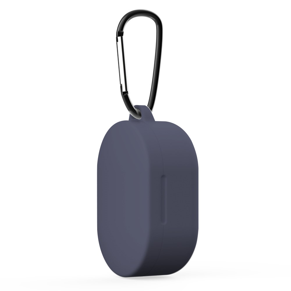 Bluetooth-Kopfhörer-Silikon-Schutzhülle Mit Haken Für Xiaomi Redmi Airdots 3 - Mitternachtsblau-1