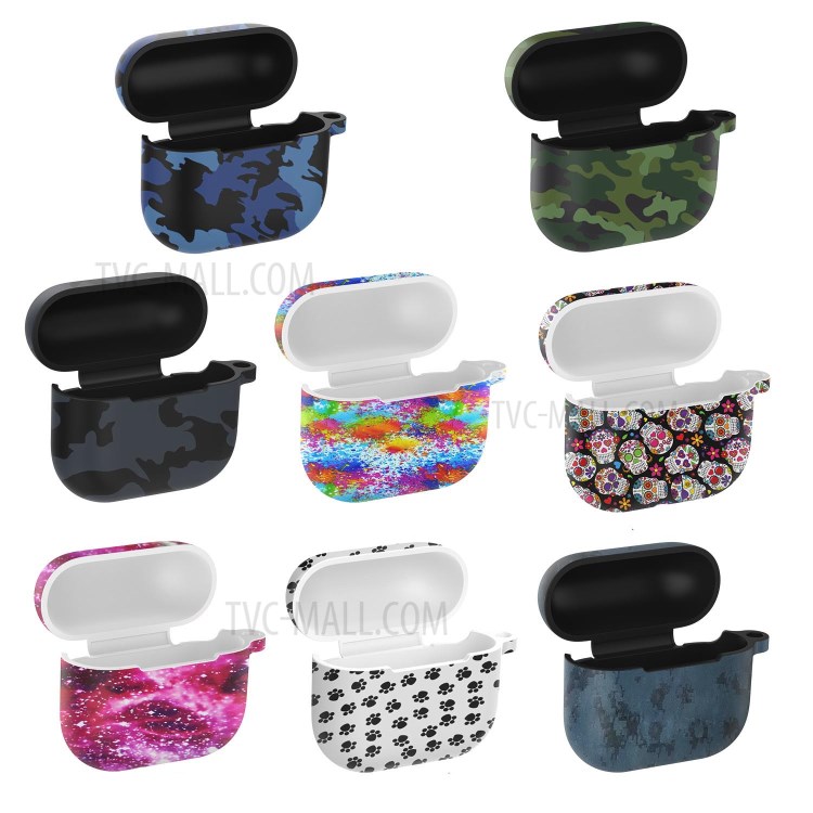Custodia Protettiva Della Copertura Del Silicone Stampata Del Modello Colorato Per Apple Airpods Pro 4 - Cielo Stellato-9