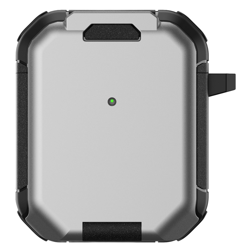 For Apple AirPods with Wireless Charging Case (2019) / AirPods with Charging Case (2019) / (2016) Case PC+TPU Cover - Grey