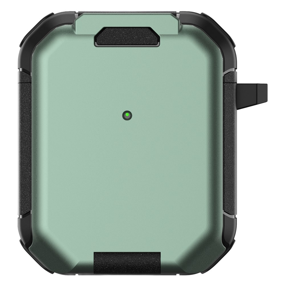 For Apple AirPods with Wireless Charging Case (2019) / AirPods with Charging Case (2019) / (2016) Case PC+TPU Cover - Green