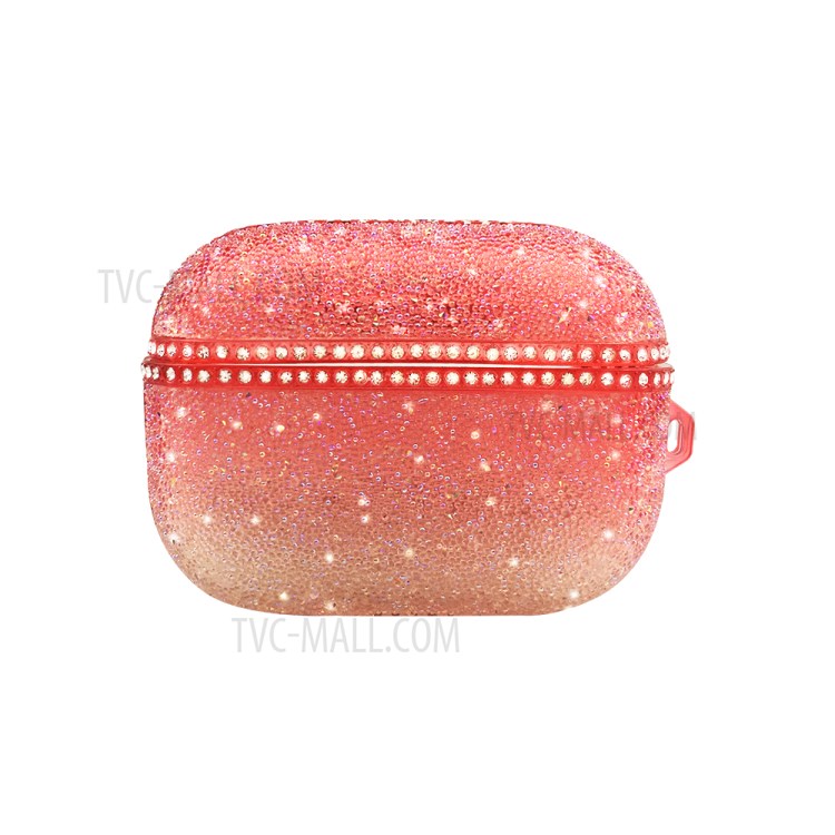 Custodia Per Auricolari Protettivi Per PC Diamond Decor Per Apple Airpods Pro - Primavera Sakura.-1