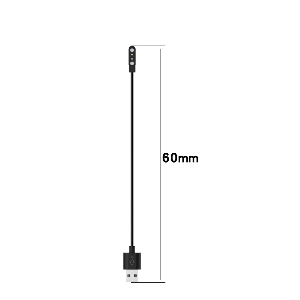 60cm Smart Watch USB Charger Charging Cable for Yamay SW022/Xiaomi Haylou RT LS05S-8
