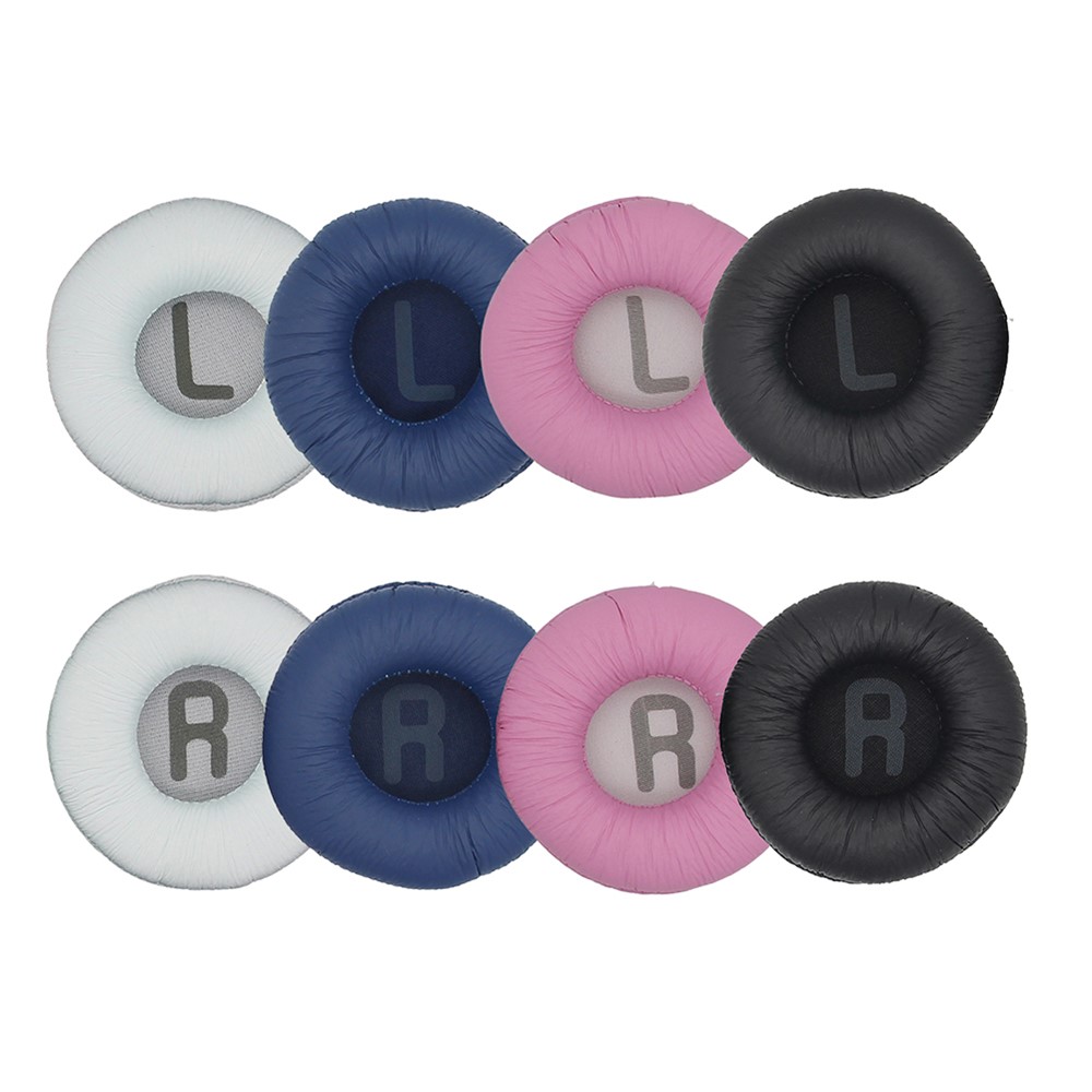 1 Paia Soft Earpads Foam Ear Pads Cuscino Cuscino Per JBL TUNE 500BT 600BTNC T450BT Cuffie - Nero