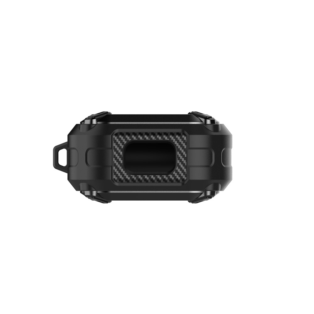 TPU + PC Écouteurs Antichoc Coiffe De Protection Case De Protection Pour AirPods Apple Avec Étui De Charge Sans Fil (2019) / Airpods Apple Avec Étui De Charge (2019) - Noir-10