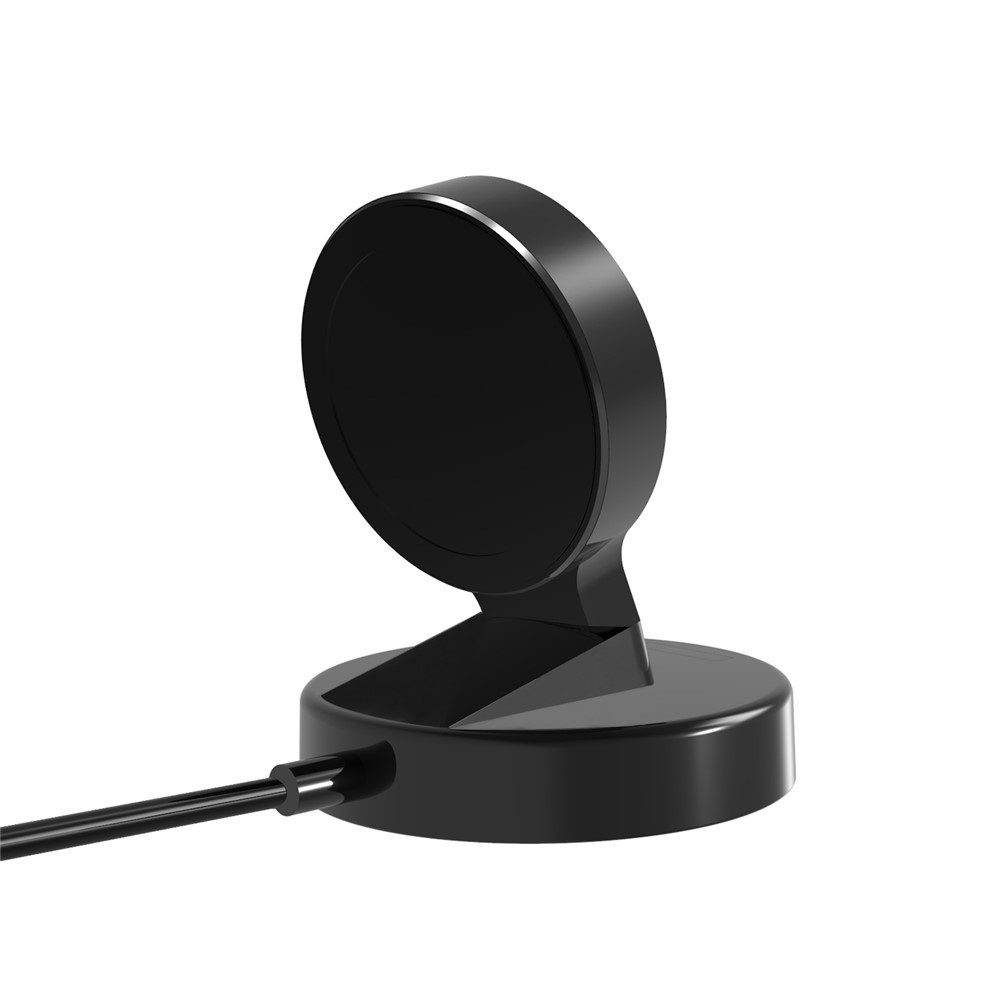 Portable Mini USB Charger + USB Cable Charging Base Dock for Huawei Watch GT/GT 2 - Black-3