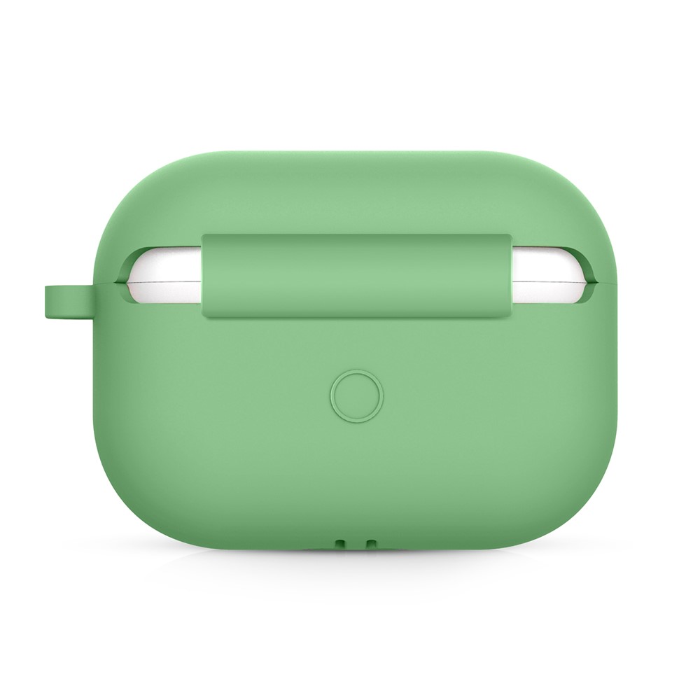 Coque Épais Silicone Cover Case Bluetooth Écouteurs Protector Pour Apple AirPods Pro - Menthe Verte-4