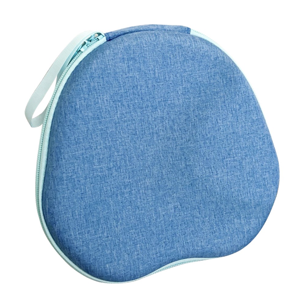 For AirPods Max Headphone Case EVA Cartoon Storage Bag Over-Ear Headset Shockproof Protective Case - Blue