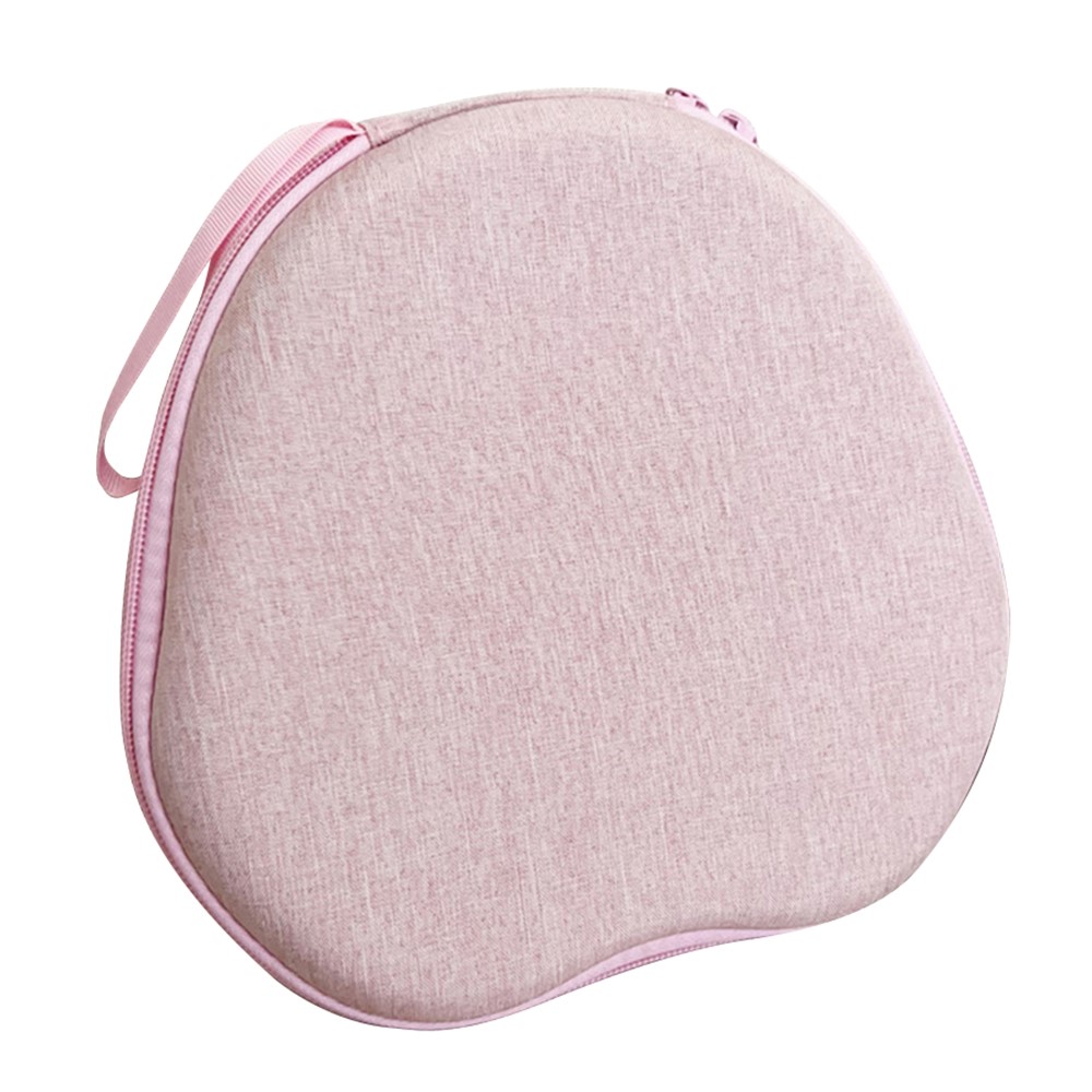 For AirPods Max with USB-C Headphone Case EVA Cartoon Storage Bag Over-Ear Headset Shockproof Protective Case - Pink