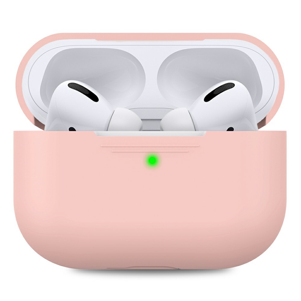 AHASTYLE PT-P3 For AirPods Pro Silicone Case Earphone Anti-Drop Protective Cover - Pink