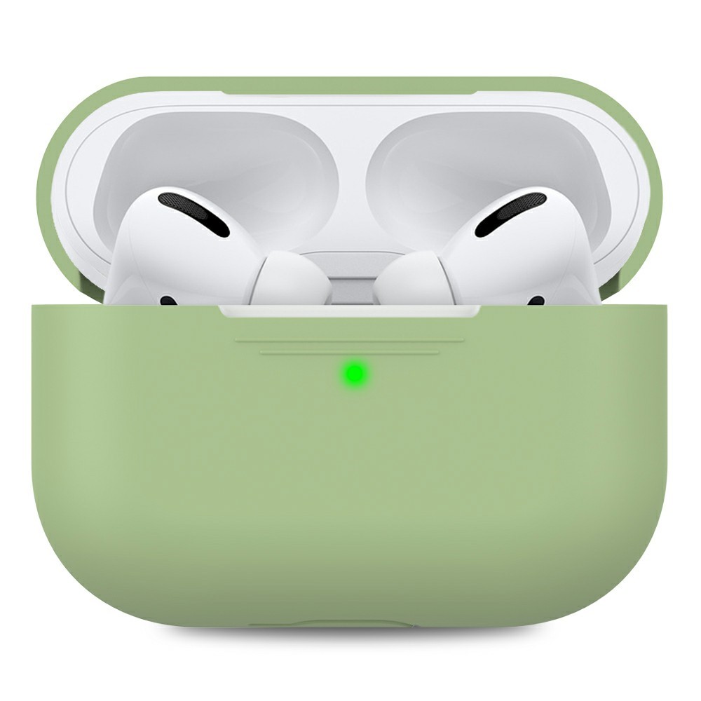 AHASTYLE PT-P3 For AirPods Pro Silicone Case Earphone Anti-Drop Protective Cover - Light Green
