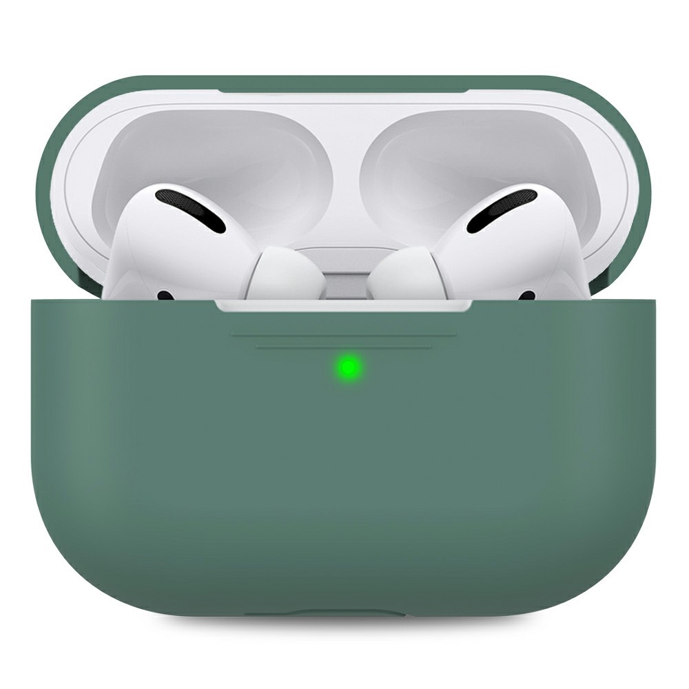 AHASTYLE PT-P3 For AirPods Pro Silicone Case Earphone Anti-Drop Protective Cover - Green